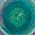  00084, peacock color павлиний цвет, зеленый/синий/фиолетовый